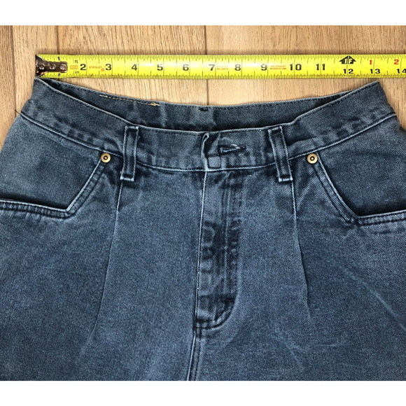 VTG LL bean Jeans Womens 10‎ Blue Double L Relaxed Fit High Rise Tapered Leg Y2K - Picture 5 of 10